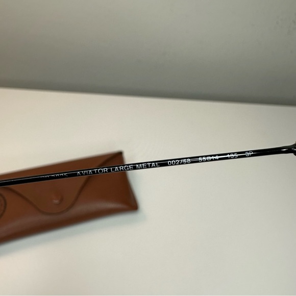 Ray Ban RB3025 Aviator Large Metal Polarized 002/58 58/14 135 3p - Picture 13 of 16